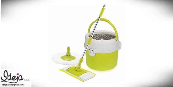 Set za čiščenje podova s prostorom za pranje i centrifugiranje krpe za 322kn umjesto 450kn!