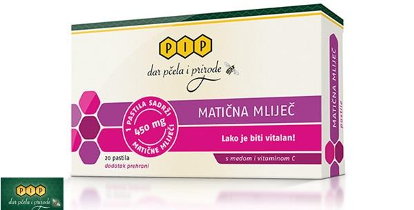 Matična mliječ – 40 pastila s mliječi, medom i vitaminom C uz uključenu dostavu za 47kn!