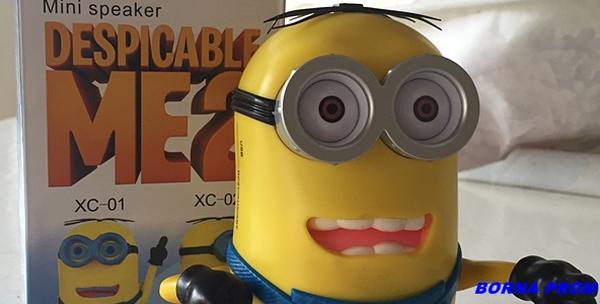 Despicable me – Minion MP3 player, mini stereo zvučnik i FM radio za 129kn!