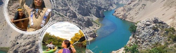 KAJAKOM NIZ ZRMANJU - istražite jednu od najljepših hrvatskih rijeka uz spektakularne prizore klisura, spilja, nedostupnih plažica i lokacija na kojima je sniman Winnetou