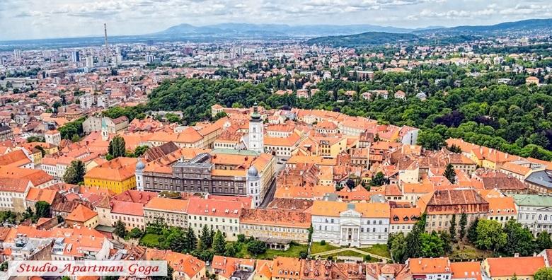 Zagreb, odmor u srcu metropole – 3 dana za dvoje u studio apartmanu Goga***