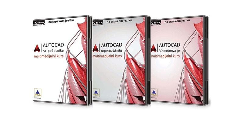 AutoCAD, komplet s 3 multimedijalna tečaja – početni, napredne tehnike i 3D modeliranje za 149 kn!