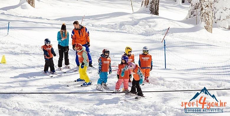 Skijanje na Sljemenu djeca 3 - 7god