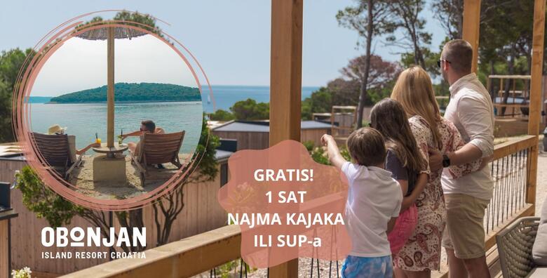 Obonjan Island Resort 4* - 2, 3, 5 ili 7 noćenja S POLUPANSIONOM za do 4 osobe u kućicama u jedinom resortu na privatnom otoku u Hrvatskoj!