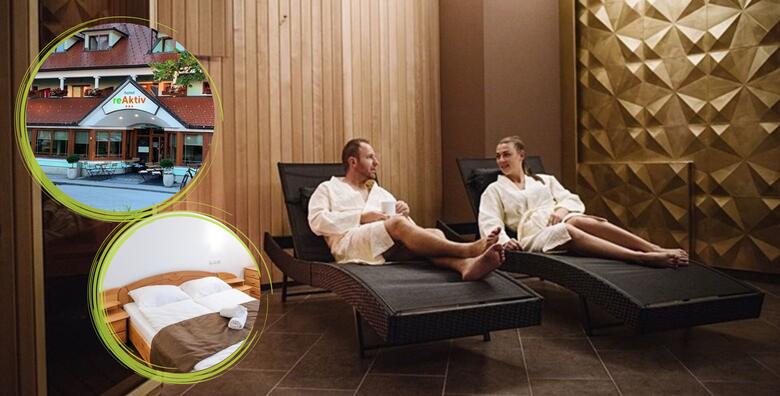 SLOVENIJA - romantični paket za dvoje uz 1 noćenje s polupansionom u Hotelu reAktiv 3* uz korištenje privatne saune od 2h