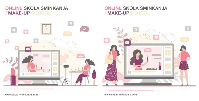 INDIVIDUALNI ONLINE tečaj šminkanja za osobne potrebe u trajanju od 2 sata uz stručno vodstvo profesionalnog Makeup Artista za 249 kn!