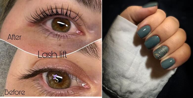 LASH ili BROW lift uz bojanje i serum i TRAJNI LAK na rukama – u jednom dolasku obavite tretman obrva ili trepavica i noktiju u Stellaria beauty studiju