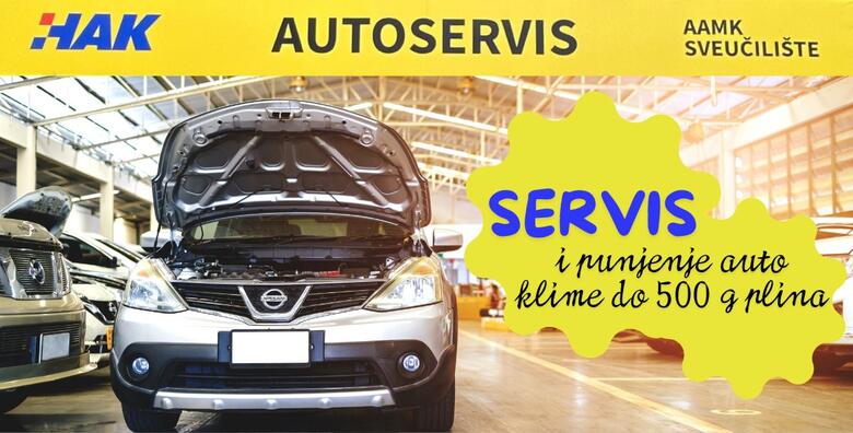 AUTO KLIMA – servis i punjenje auto klime do 500 g plina u HAK Servisu Sesvete