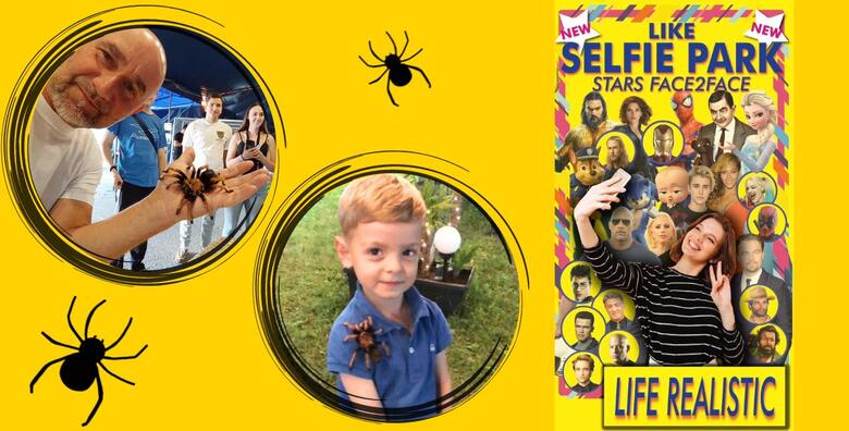 The Tarantula Expo & Selfie Park – SAMO ZA HRABRE! Posjetite izložbu sa tarantulama i insektima iz cijelog svijeta, primite ih u ruku i snimite fora selfije sa omiljenim glumcima