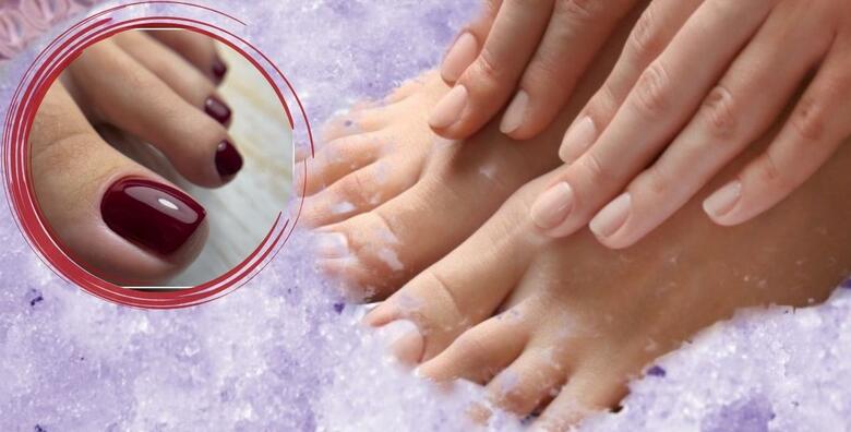 Uz Jelly spa, rusku pedikuru i trajni lak uživajte u urednim i svilenkastim stopalima u salonu Nails glamour Petra